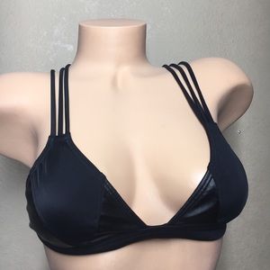 XS Victoria’s Secret PINK Bikini Top Black Strappy